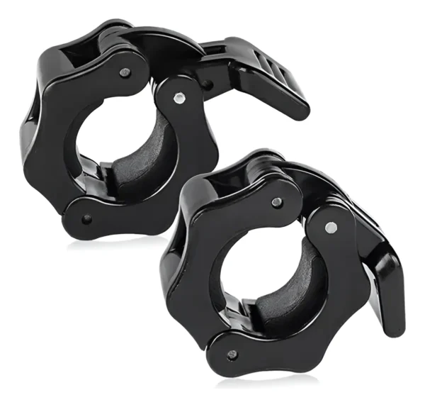 COLLARIN NEGRO Par de collarines para barra olímpica de 50 mm / Variedad de colores