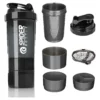 D_NQ_NP_2X_609052-MLC89674301719_082025-F Vaso Proteina Botella NEGRA Shaker Para Batido Botella Gym 3 En 1