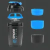 D_NQ_NP_2X_690376-MLU78318846062_082024-F Vaso Proteina Botella AZUL Shaker Para Batido Botella Gym 3 En 1