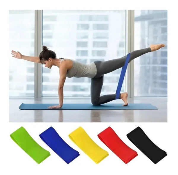 D_NQ_NP_2X_809076-MLA93094527746_092025-F Set 5 Bandas Elásticas Resistencia Ejercicio Entrenamiento