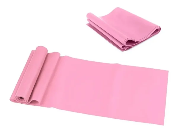 D_NQ_NP_2X_847357-MLA82535319990_032025-F Banda Elástica De Resistencia Para Pilates Yoga / Color Palo Rosa