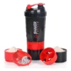 D_NQ_NP_2X_971513-MLA95845527509_102025-F Vaso Proteina Botella ROJA Shaker Para Batido Botella Gym 3 En 1